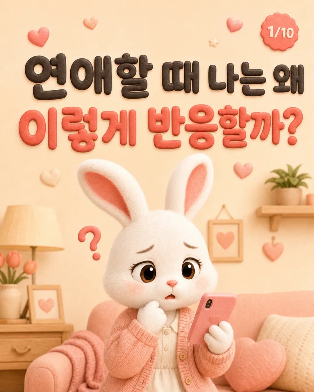 애착 유형 테스트, 나는 어떤 방식으로 사랑할까? 카드뉴스 1장