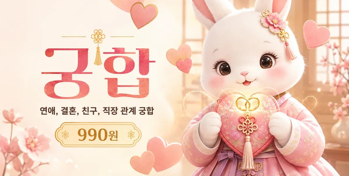사주모모 사주 궁합 분석 카드