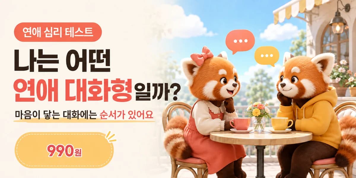 나는 어떤 연애 대화형일까? 연애 대화 심리 테스트