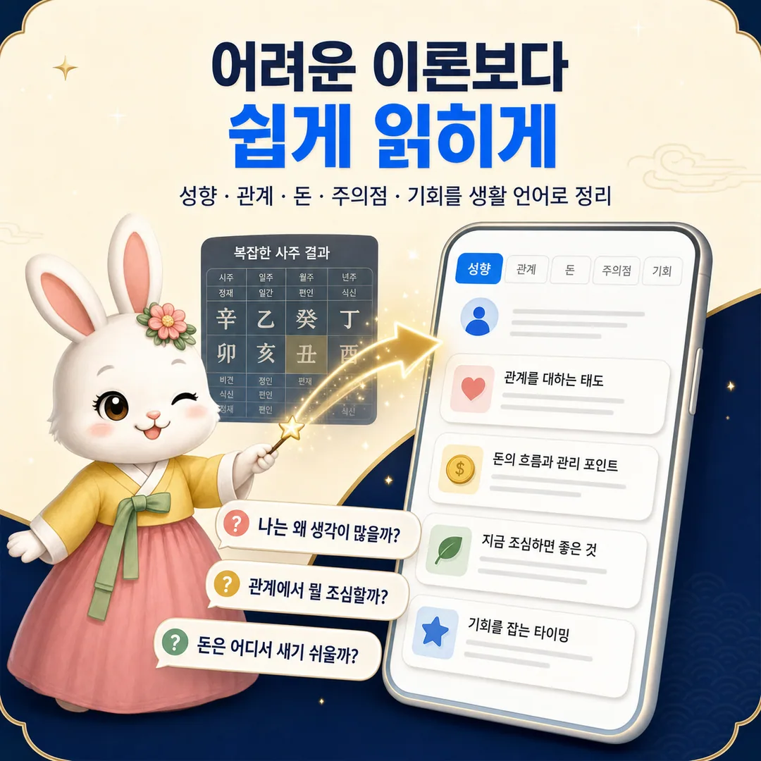 어려운 이론보다 쉽게 읽히게 카드뉴스 3장