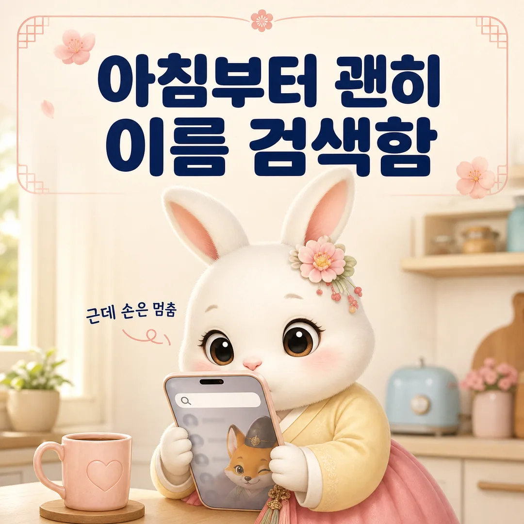 전남친꿈에서 이름을 검색하는 장면 카드뉴스 2장