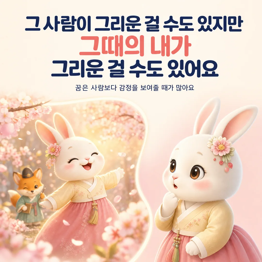 그 사람이 아니라 그때의 내가 그리운 전 남친 꿈 카드뉴스 5장