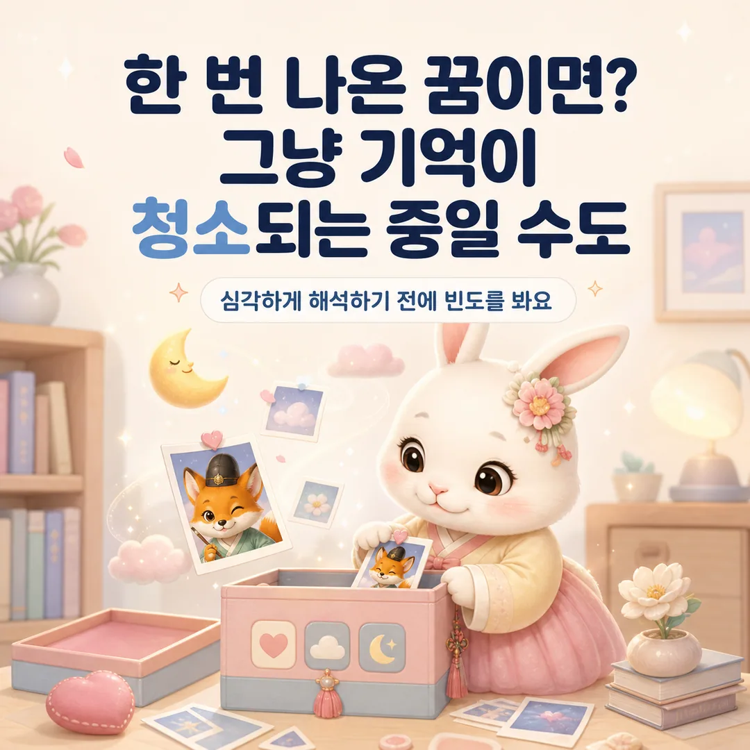 한 번 나온 전남친꿈은 기억이 청소되는 중일 수도 있어요 카드뉴스 7장
