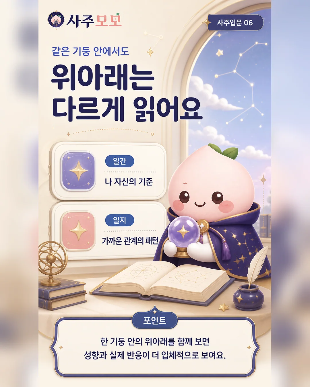 일간과 일지를 다르게 읽는 방법 카드뉴스 6장