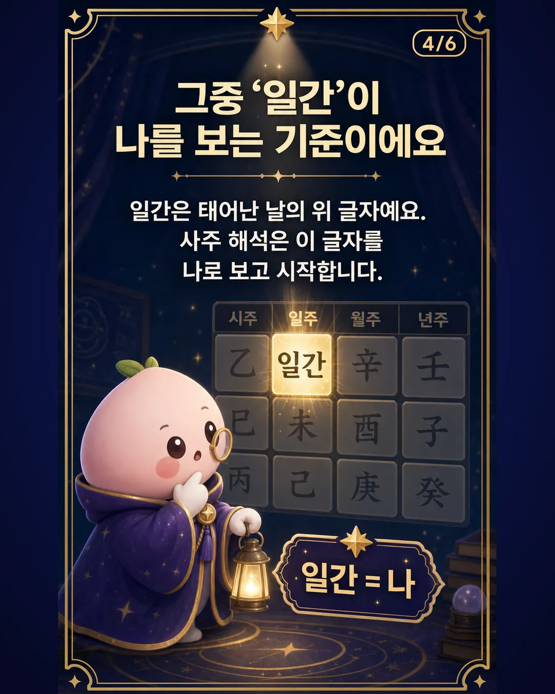일간이 나를 보는 기준이에요 카드뉴스 4장
